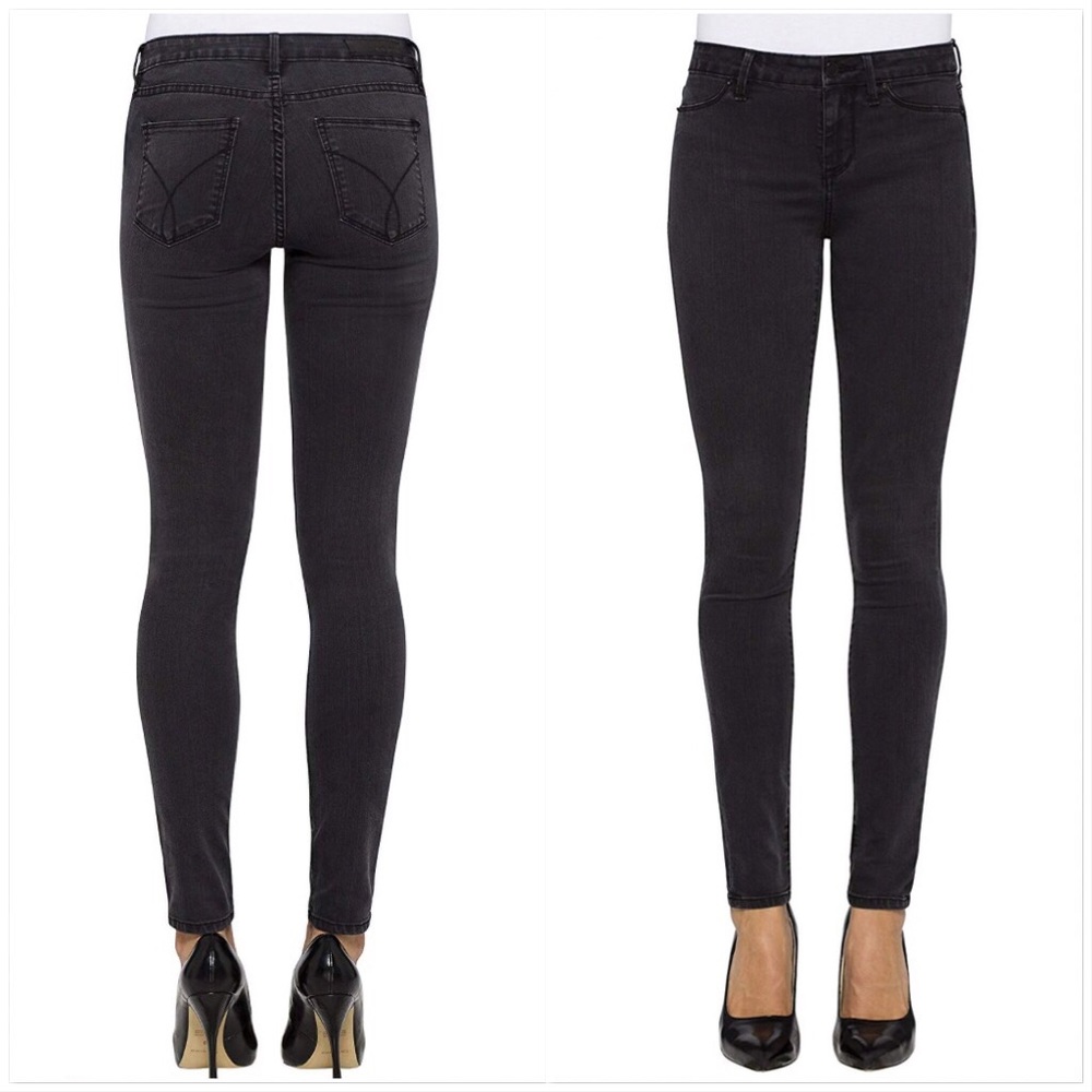 Legging Denim Washed Down Grey